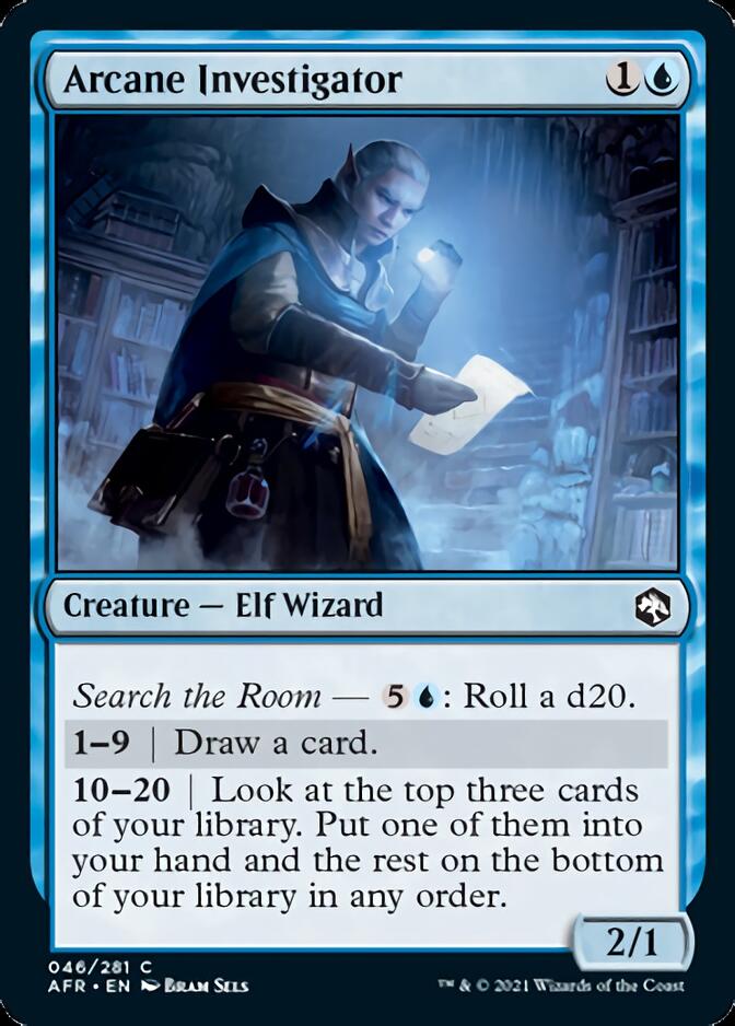 Arcane Investigator [Dungeons & Dragons: Adventures in the Forgotten Realms] Magic: The Gathering