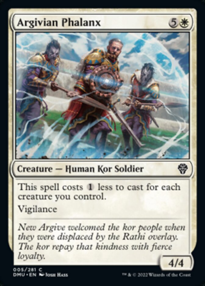 Argivian Phalanx [Dominaria United] Magic: The Gathering