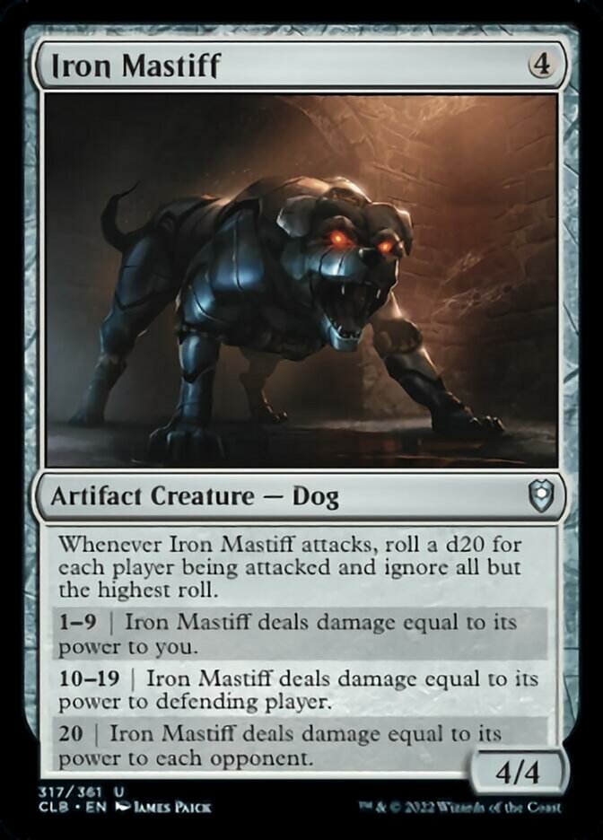 Iron Mastiff [Commander Legends: Battle for Baldur's Gate] Magic: The Gathering