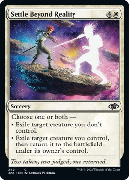 Settle Beyond Reality [Jumpstart 2022] Magic: The Gathering