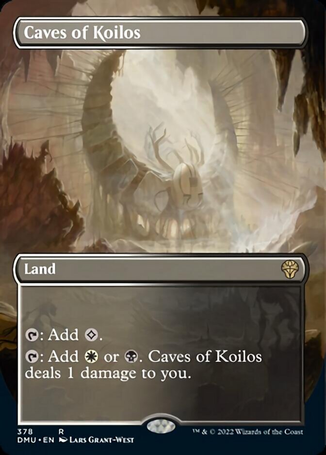 Caves of Koilos (Borderless Alternate Art) [Dominaria United] Magic: The Gathering