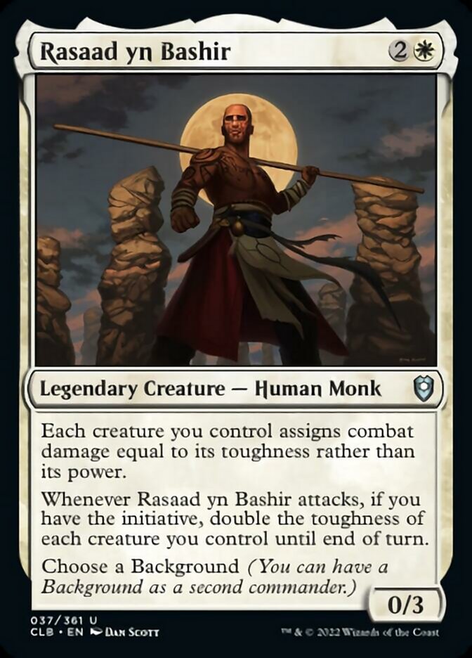 Rasaad yn Bashir [Commander Legends: Battle for Baldur's Gate] Magic: The Gathering