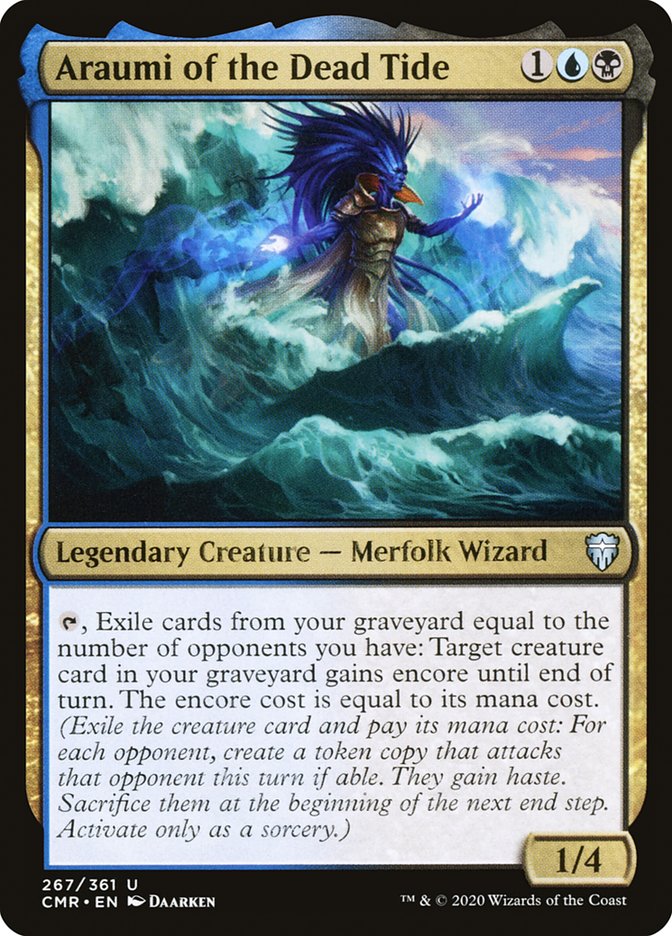 Araumi of the Dead Tide [Commander Legends] Magic: The Gathering