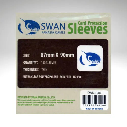 Swan Sleeves Standard (87x90mm) 150 pack