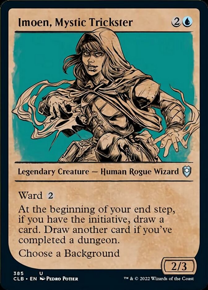 Imoen, Mystic Trickster (Showcase) [Commander Legends: Battle for Baldur's Gate] Magic: The Gathering