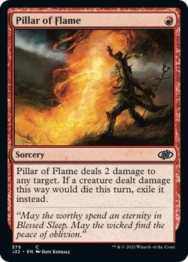 Pillar of Flame [Jumpstart 2022] Magic: The Gathering