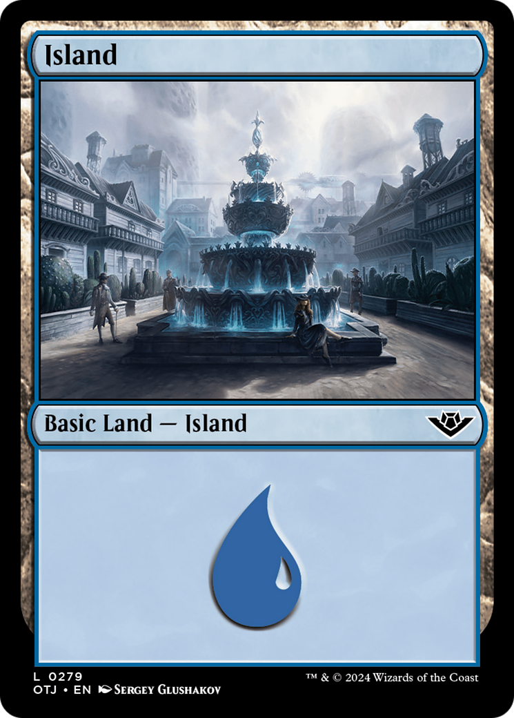 Island (0279) [Outlaws of Thunder Junction] Magic: The Gathering