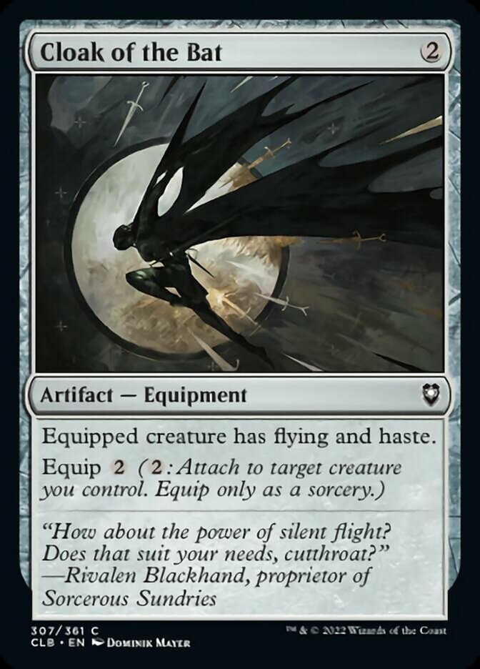 Cloak of the Bat [Commander Legends: Battle for Baldur's Gate] Magic: The Gathering