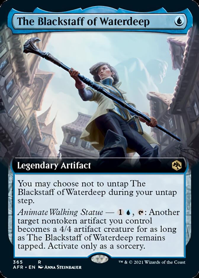 The Blackstaff of Waterdeep (Extended Art) [Dungeons & Dragons: Adventures in the Forgotten Realms] Magic: The Gathering