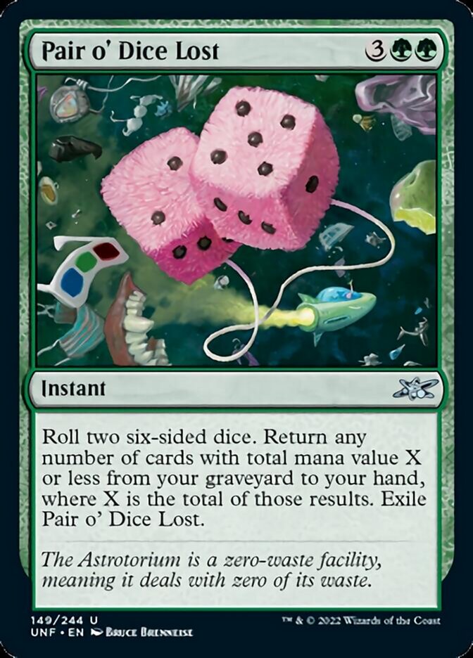 Pair o' Dice Lost [Unfinity] Magic: The Gathering