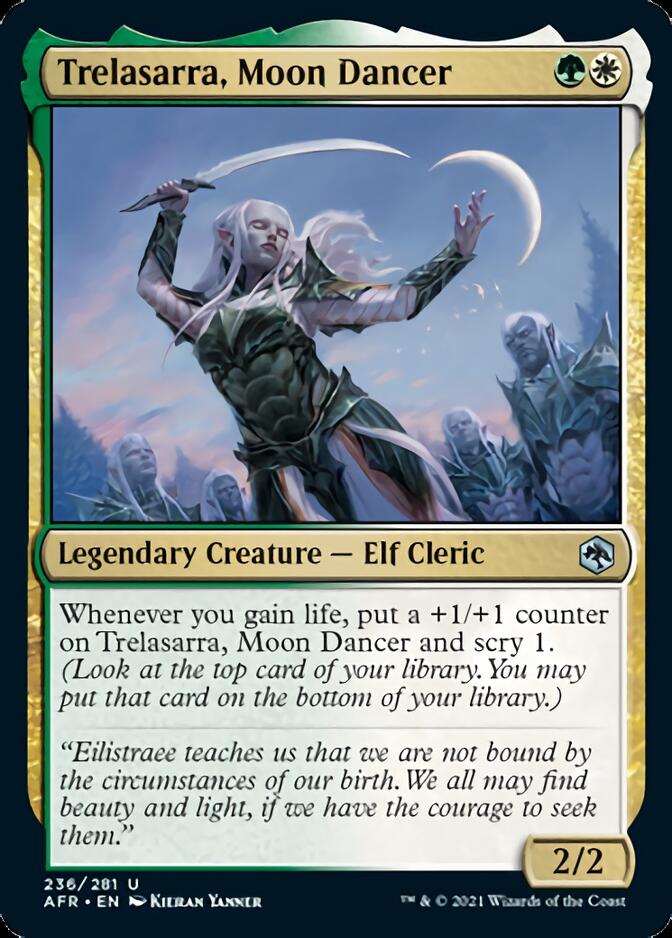 Trelasarra, Moon Dancer [Dungeons & Dragons: Adventures in the Forgotten Realms] Magic: The Gathering