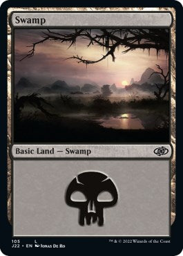 Swamp (105) [Jumpstart 2022] Magic: The Gathering