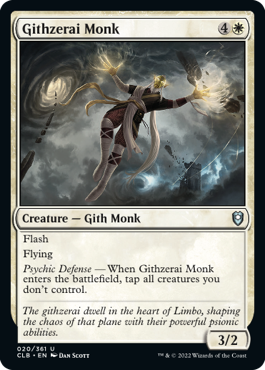 Githzerai Monk [Commander Legends: Battle for Baldur's Gate] Magic: The Gathering