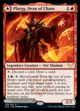 Plargg, Dean of Chaos // Augusta, Dean of Order [Strixhaven: School of Mages] Magic: The Gathering