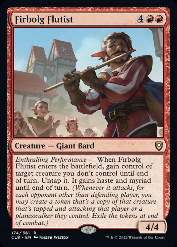 Firbolg Flutist [Commander Legends: Battle for Baldur's Gate] Magic: The Gathering