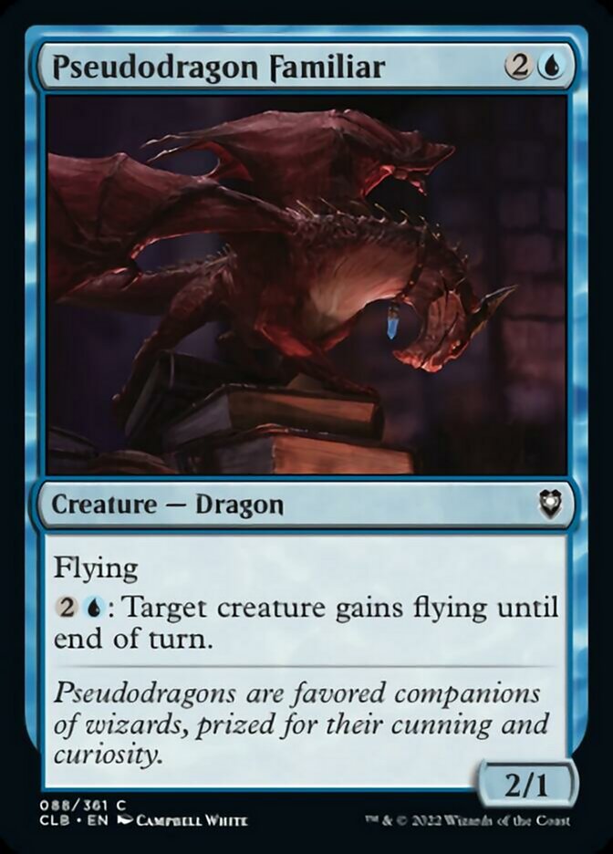 Pseudodragon Familiar [Commander Legends: Battle for Baldur's Gate] Magic: The Gathering