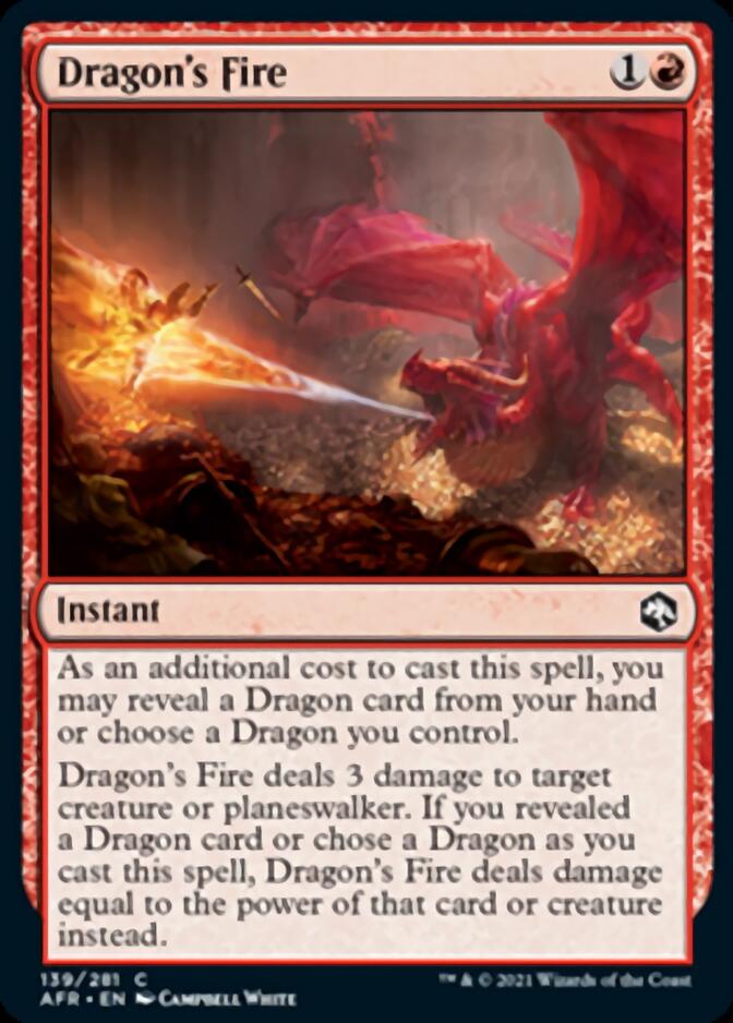 Dragon's Fire [Dungeons & Dragons: Adventures in the Forgotten Realms] Magic: The Gathering