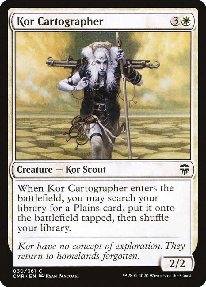 Kor Cartographer [Commander Legends] Magic: The Gathering