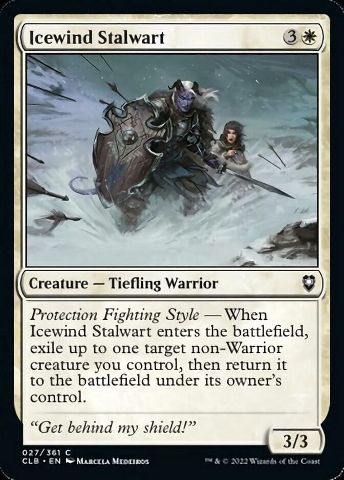 Icewind Stalwart [Commander Legends: Battle for Baldur's Gate] Magic: The Gathering