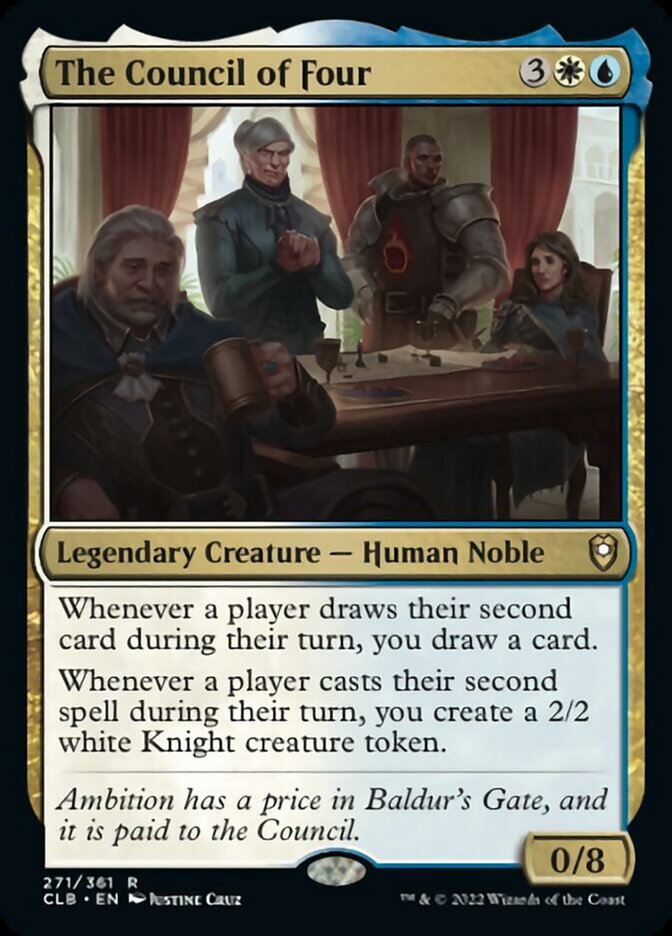 The Council of Four [Commander Legends: Battle for Baldur's Gate] Magic: The Gathering