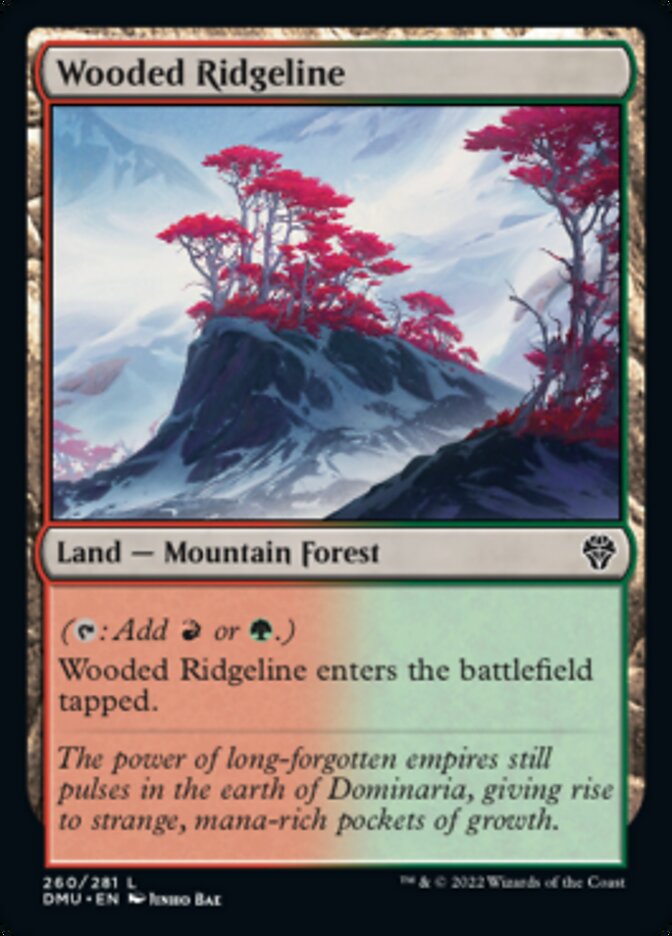 Wooded Ridgeline [Dominaria United] Magic: The Gathering