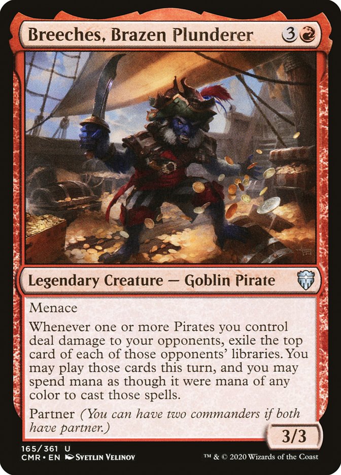 Breeches, Brazen Plunderer [Commander Legends] Magic: The Gathering