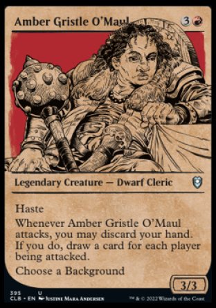 Amber Gristle O'Maul (Showcase) [Commander Legends: Battle for Baldur's Gate] Magic: The Gathering