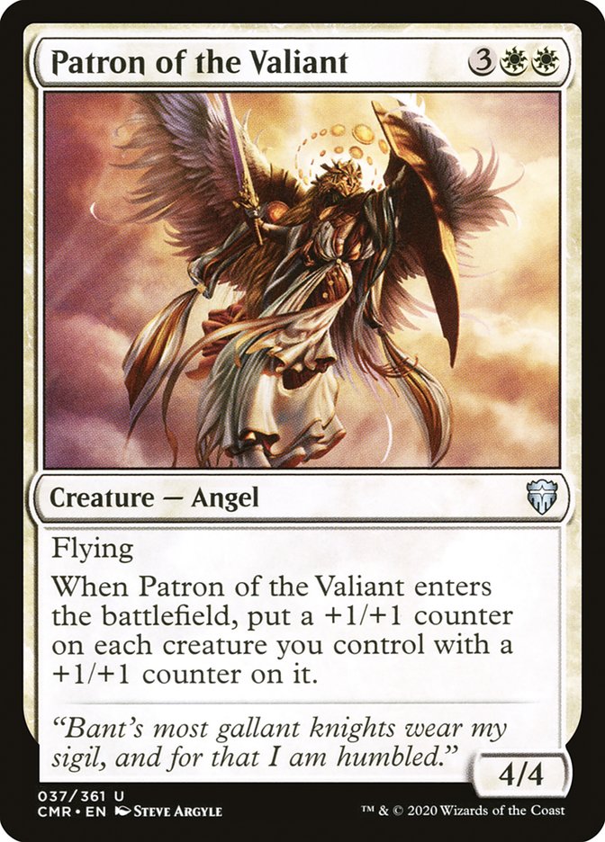 Patron of the Valiant [Commander Legends] Magic: The Gathering