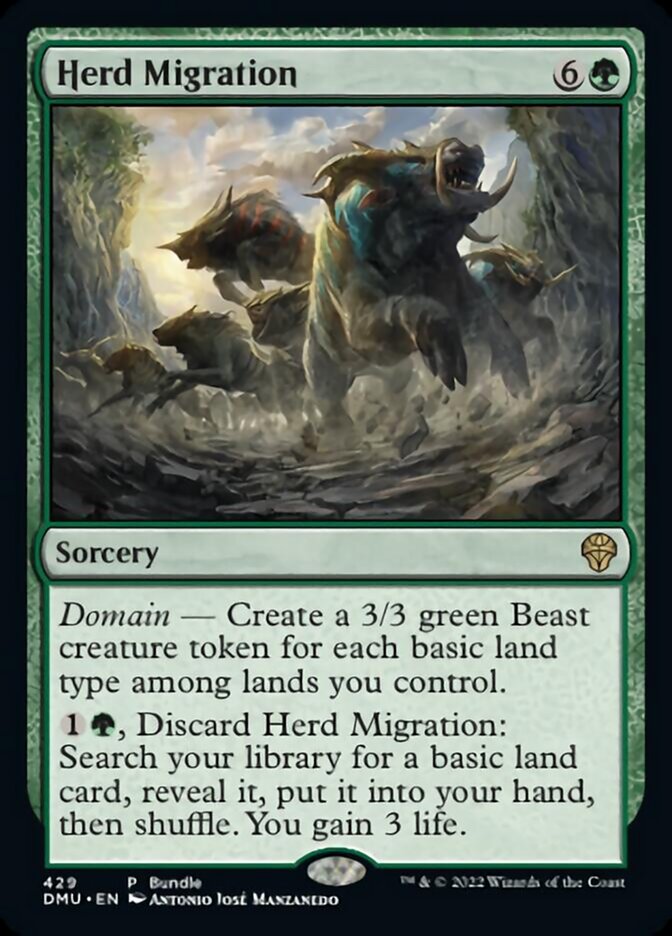 Herd Migration (Bundle) [Dominaria United] Magic: The Gathering