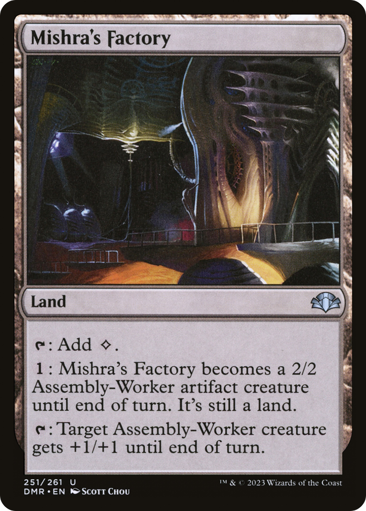 Mishra's Factory [Dominaria Remastered] Magic: The Gathering