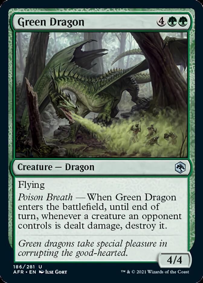 Green Dragon [Dungeons & Dragons: Adventures in the Forgotten Realms] Magic: The Gathering