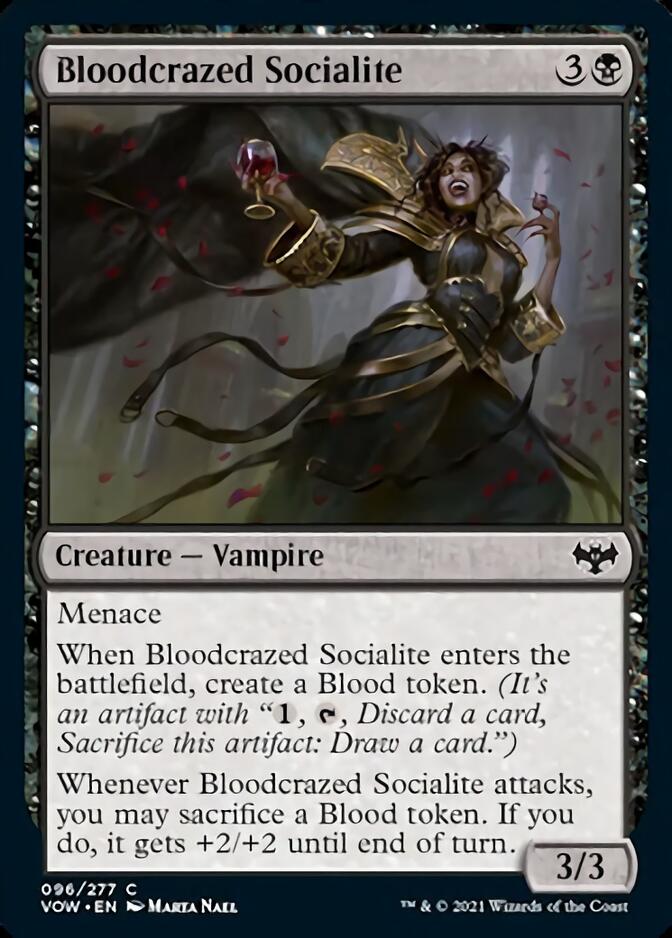 Bloodcrazed Socialite [Innistrad: Crimson Vow] Magic: The Gathering