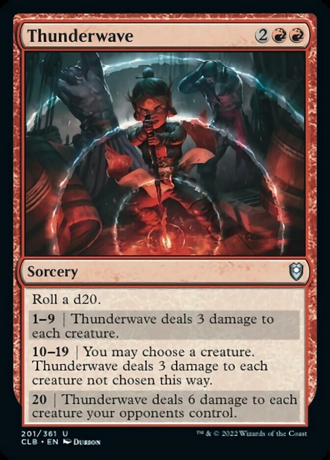 Thunderwave [Commander Legends: Battle for Baldur's Gate] Magic: The Gathering