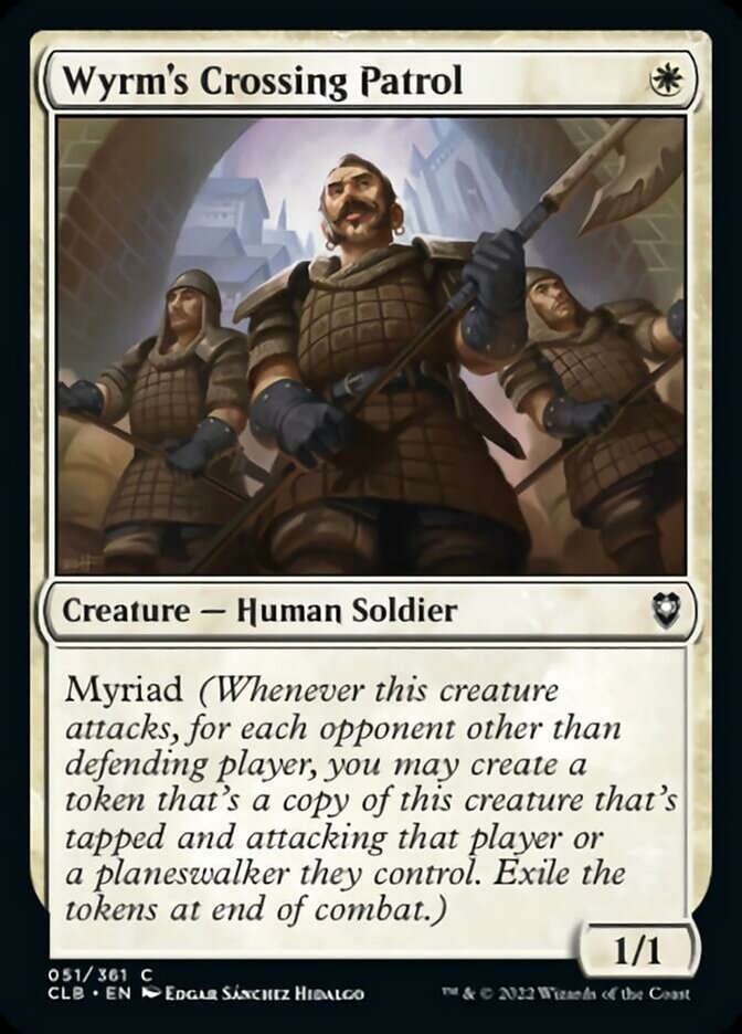 Wyrm's Crossing Patrol [Commander Legends: Battle for Baldur's Gate] Magic: The Gathering