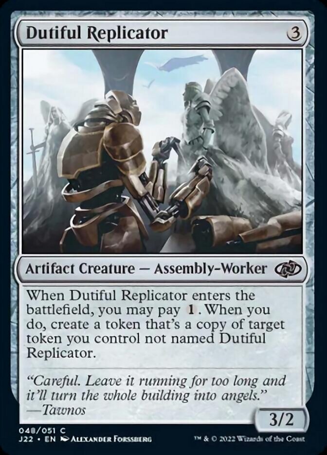 Dutiful Replicator [Jumpstart 2022] Magic: The Gathering