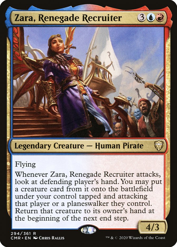 Zara, Renegade Recruiter [Commander Legends] Magic: The Gathering