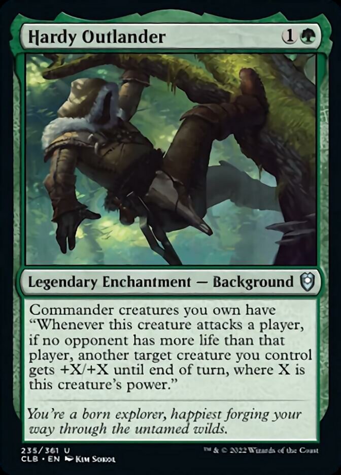 Hardy Outlander [Commander Legends: Battle for Baldur's Gate] Magic: The Gathering