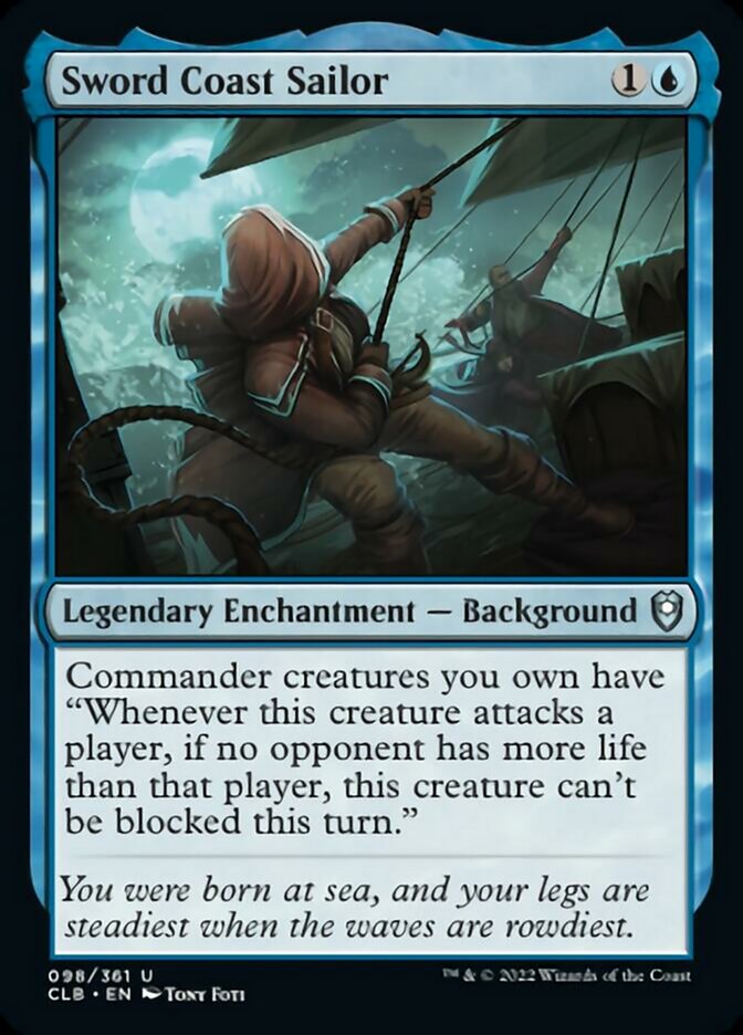 Sword Coast Sailor [Commander Legends: Battle for Baldur's Gate] Magic: The Gathering