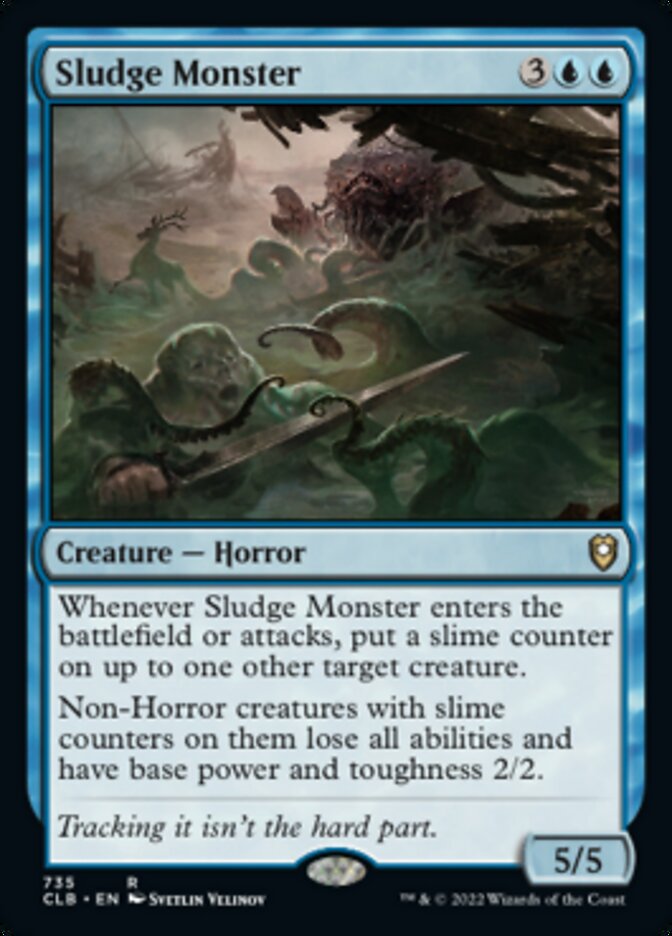 Sludge Monster [Commander Legends: Battle for Baldur's Gate] Magic: The Gathering