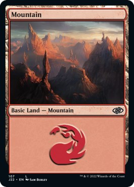 Mountain (107) [Jumpstart 2022] Magic: The Gathering