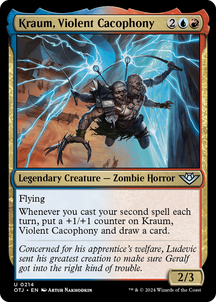 Kraum, Violent Cacophony [Outlaws of Thunder Junction] Magic: The Gathering