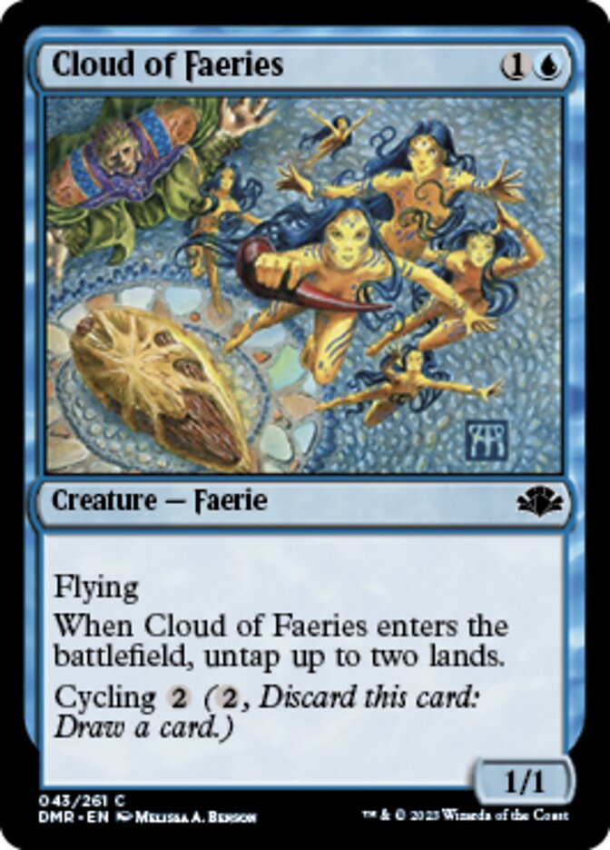 Cloud of Faeries [Dominaria Remastered] Magic: The Gathering