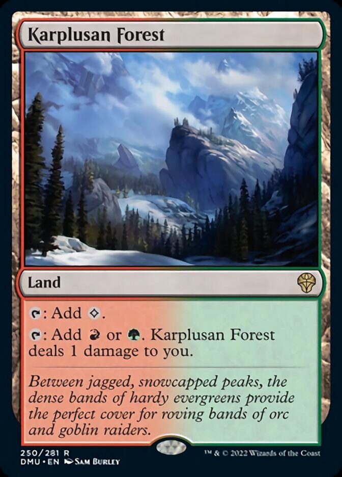 Karplusan Forest [Dominaria United] Magic: The Gathering