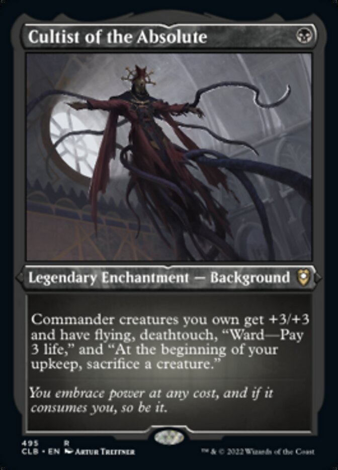 Cultist of the Absolute (Foil Etched) [Commander Legends: Battle for Baldur's Gate] Magic: The Gathering