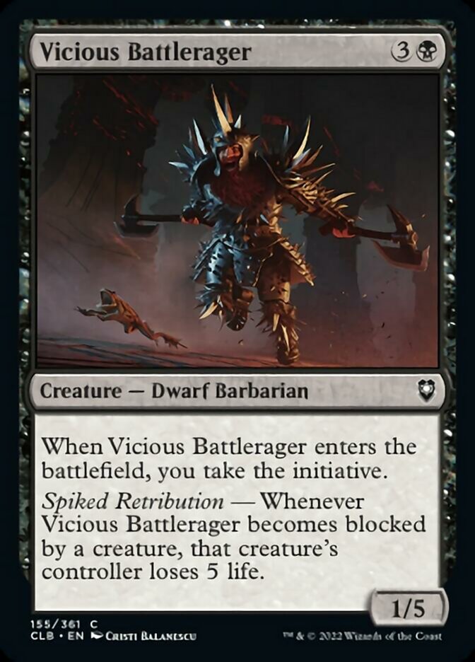 Vicious Battlerager [Commander Legends: Battle for Baldur's Gate] Magic: The Gathering