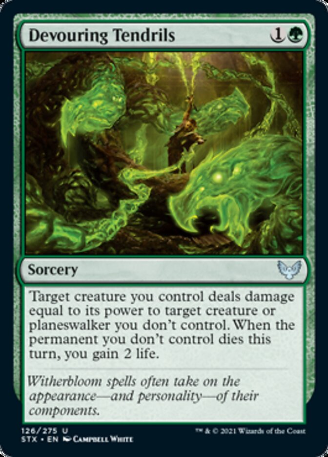 Devouring Tendrils [Strixhaven: School of Mages] Magic: The Gathering