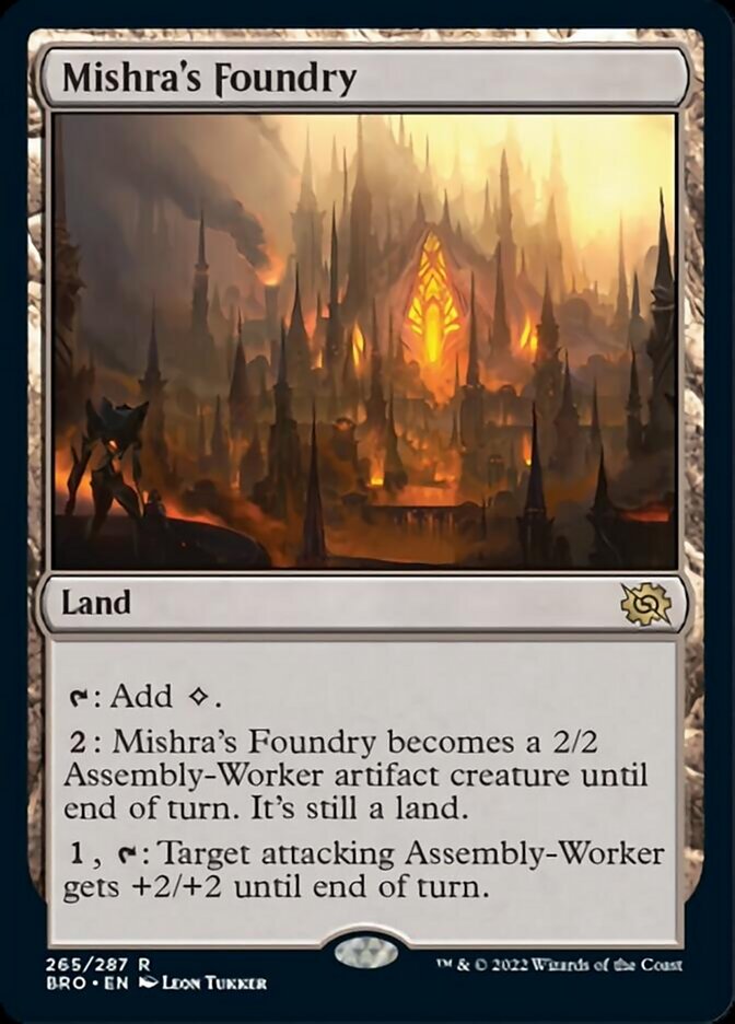 Mishra's Foundry [The Brothers' War] Magic: The Gathering