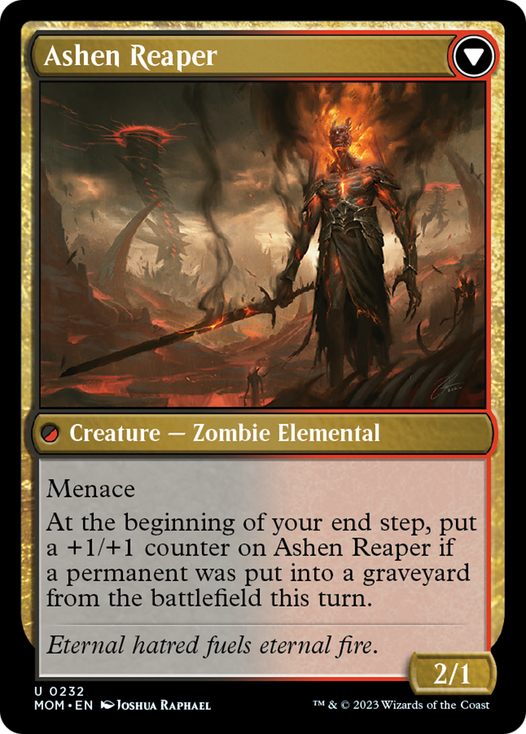 Invasion of Azgol // Ashen Reaper [March of the Machine] Magic: The Gathering