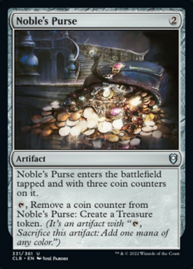 Noble's Purse [Commander Legends: Battle for Baldur's Gate] Magic: The Gathering