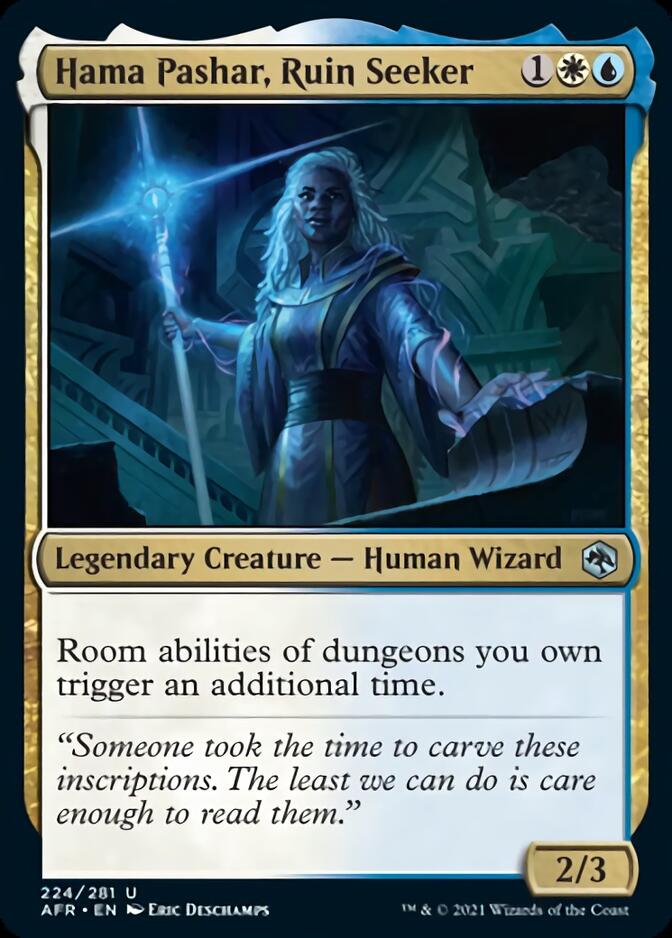 Hama Pashar, Ruin Seeker [Dungeons & Dragons: Adventures in the Forgotten Realms] Magic: The Gathering